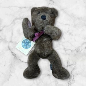 Vintage Boyd's Bear J.B. Bean Series 1985-93 Jointed Plush Brown Bear